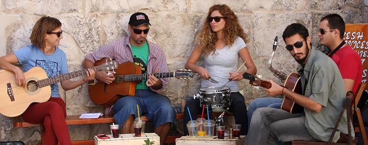 Porcija sunca u na splitskoj Rivi