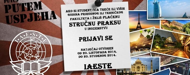 Na stručnu praksu u inozemstvo