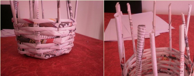 Izrada predmeta od starog papira