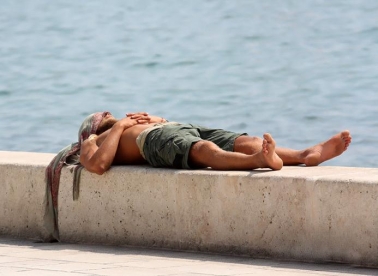 Kiša je mimoišla splitsku Rivu