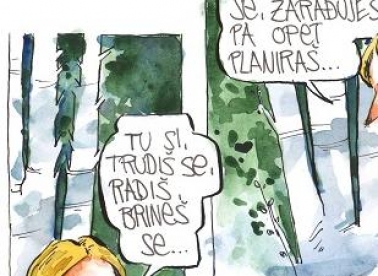 Još me pere depra. E ka!