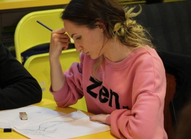 Kutak za učenje u Klubu Zona