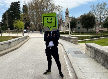 Kava s mladima u Solinu