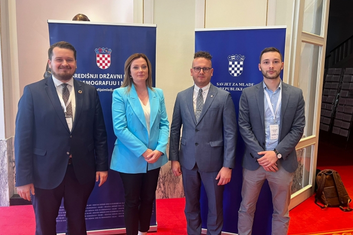 Što je radio hrvatski mladi delegat pri UN-u?